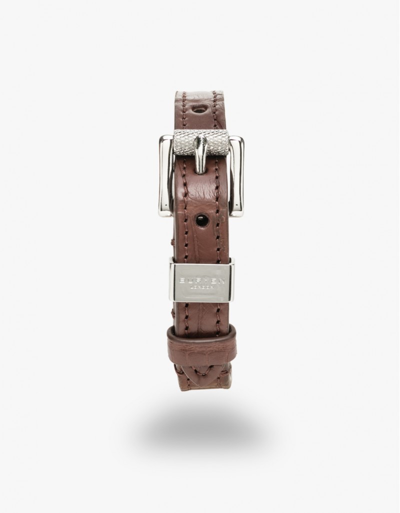 Luxurious Bracelet BROWN CROCODILE Limited Edition