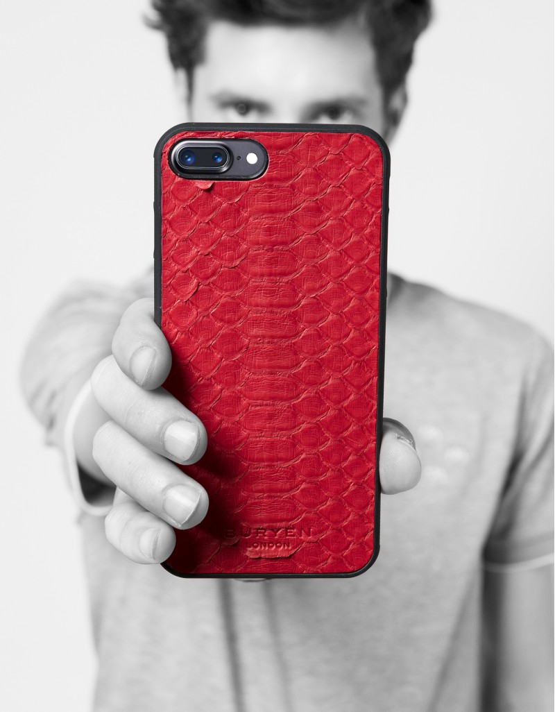 iPhone 7 Plus case RED PYTHON
