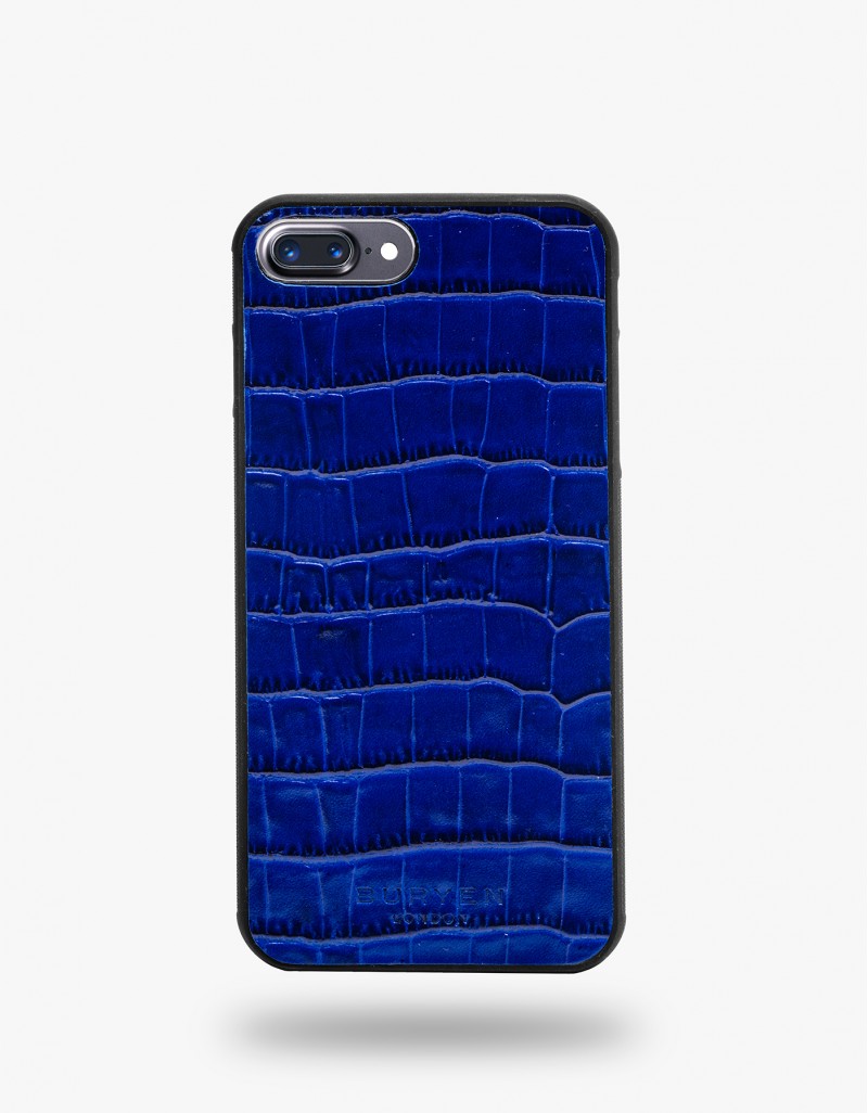 iPhone 7 Plus case BLUE CROCODILE