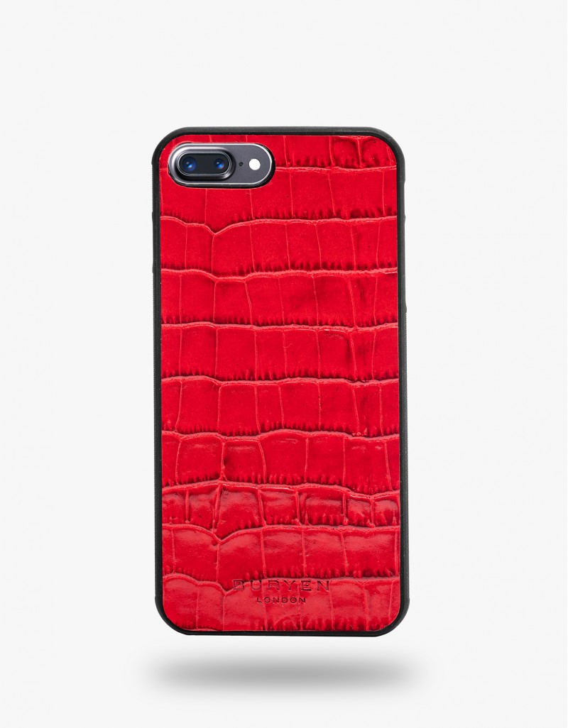 iPhone 7 Plus case RED CROCODILE